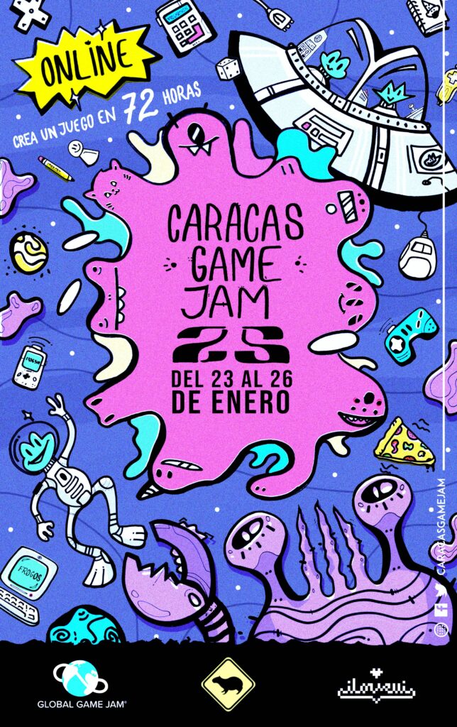 Poster Caracas Game Jam 2025